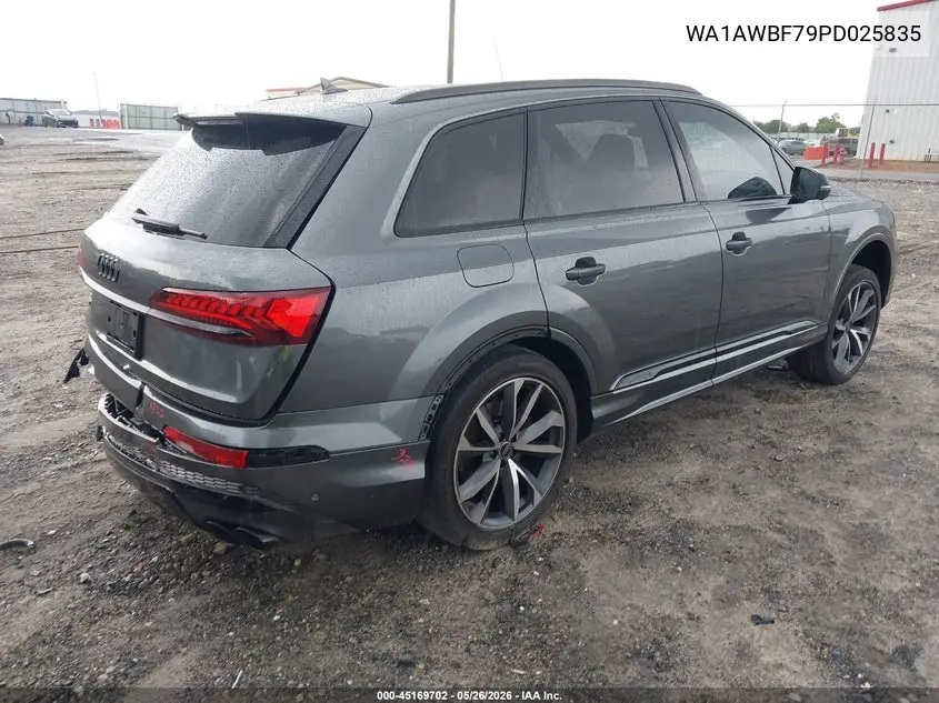 2023 Audi Sq7 Premium Plus Tfsi Quattro Tiptronic VIN: WA1AWBF79PD025835 Lot: 45169702