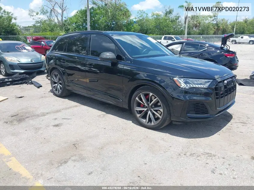 2023 Audi Sq7 Prestige Tfsi Quattro Tiptronic VIN: WA1VWBF7XPD020273 Lot: 45379258