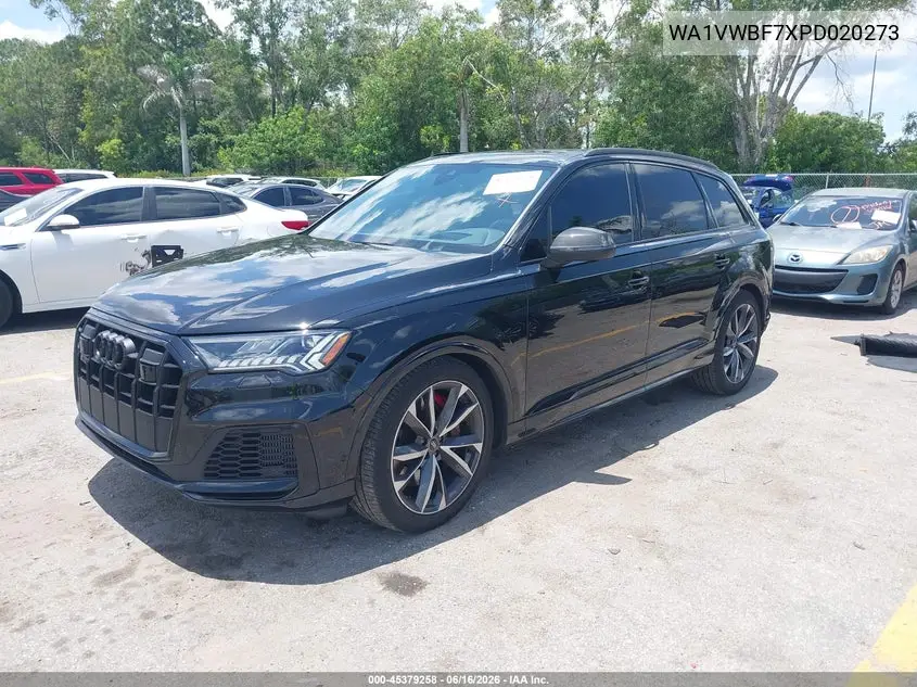 2023 Audi Sq7 Prestige Tfsi Quattro Tiptronic VIN: WA1VWBF7XPD020273 Lot: 45379258