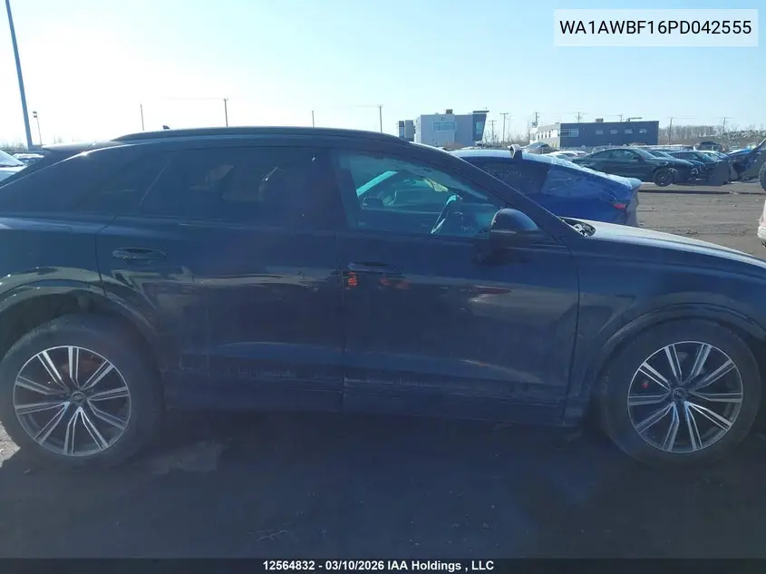 2023 Audi Sq8 4.0T VIN: WA1AWBF16PD042555 Lot: 12564832