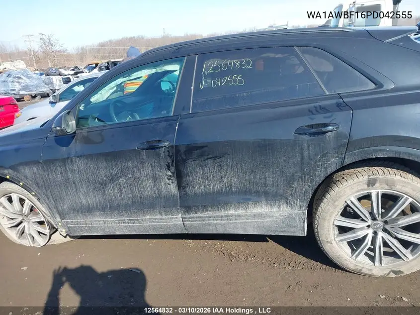 2023 Audi Sq8 4.0T VIN: WA1AWBF16PD042555 Lot: 12564832