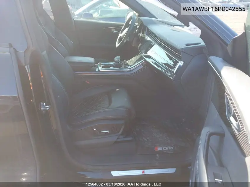 2023 Audi Sq8 4.0T VIN: WA1AWBF16PD042555 Lot: 12564832