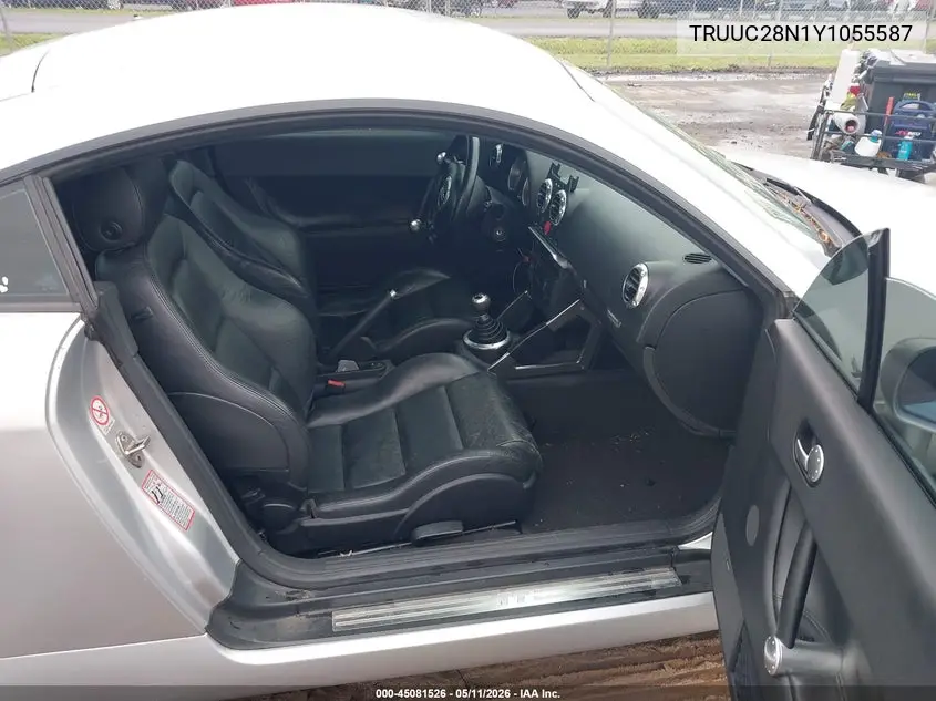 2000 Audi Tt VIN: TRUUC28N1Y1055587 Lot: 45081526