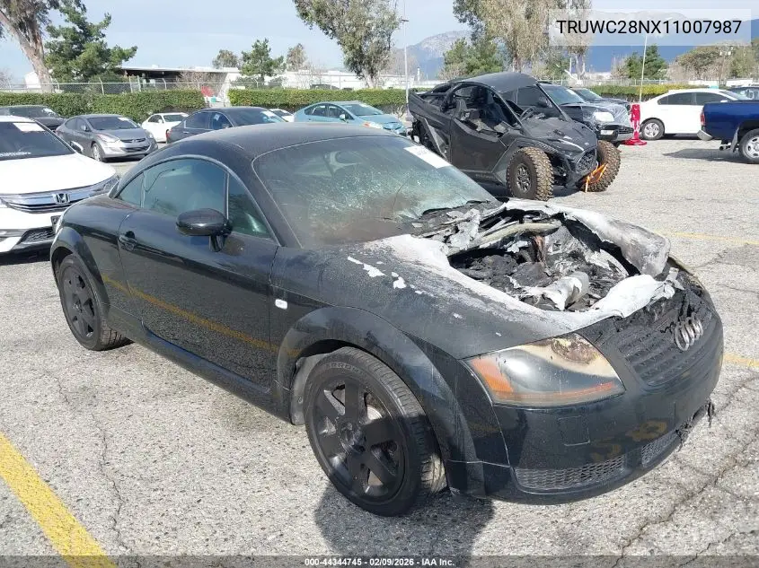 2001 Audi Tt VIN: TRUWC28NX11007987 Lot: 44344745