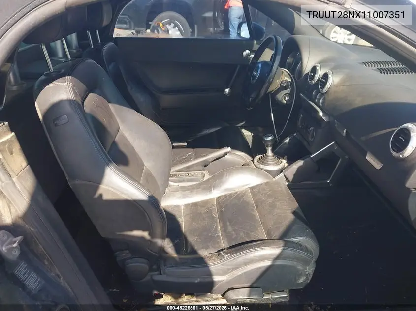 2001 Audi Tt VIN: TRUUT28NX11007351 Lot: 45226561