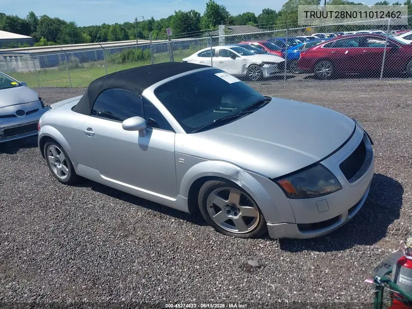 2001 Audi Tt VIN: TRUUT28N011012462 Lot: 45274623