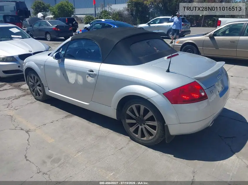 2001 Audi Tt VIN: TRUTX28N011016513 Lot: 45645527