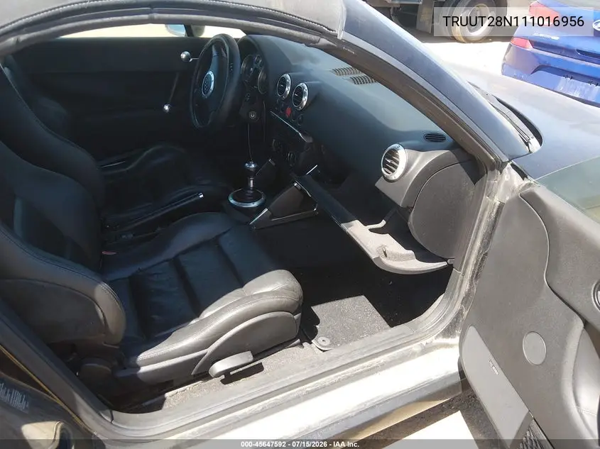 2001 Audi Tt VIN: TRUUT28N111016956 Lot: 45647592
