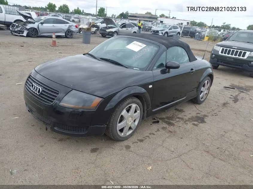 2002 Audi Tt 1.8L VIN: TRUTC28N821032133 Lot: 45213000