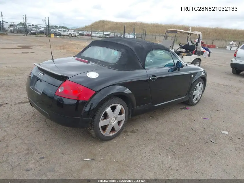 2002 Audi Tt 1.8L VIN: TRUTC28N821032133 Lot: 45213000