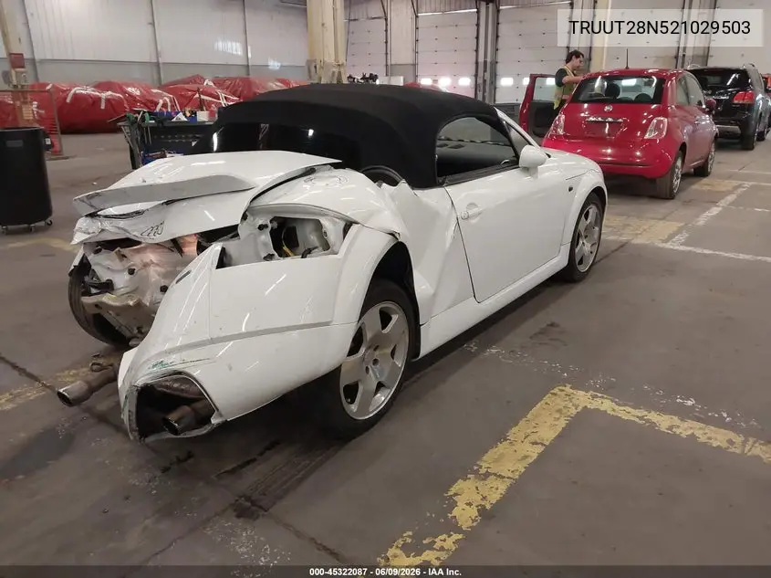 2002 Audi Tt 1.8L VIN: TRUUT28N521029503 Lot: 45322087