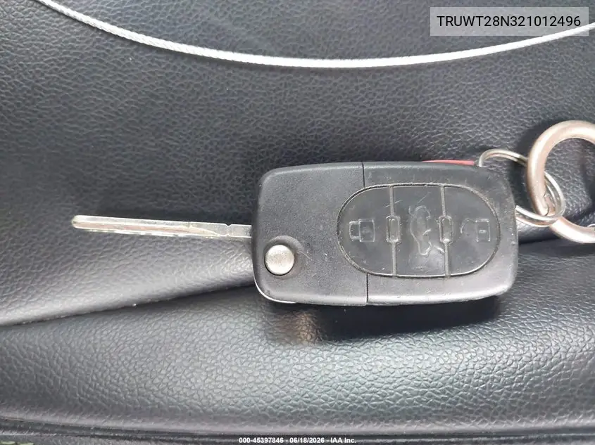 2002 Audi Tt 1.8L VIN: TRUWT28N321012496 Lot: 45397846