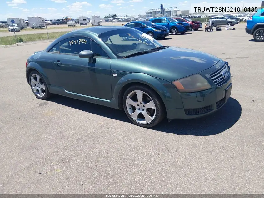 2002 Audi Tt 1.8L/Alms Commemorative Edition VIN: TRUWT28N621010435 Lot: 45417201