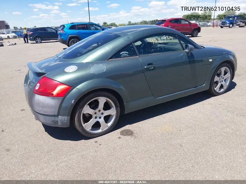 2002 Audi Tt 1.8L/Alms Commemorative Edition VIN: TRUWT28N621010435 Lot: 45417201