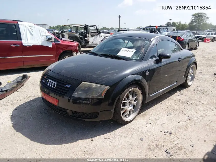 2002 Audi Tt 1.8L/Alms Commemorative Edition VIN: TRUWT28N921015354 Lot: 45502949