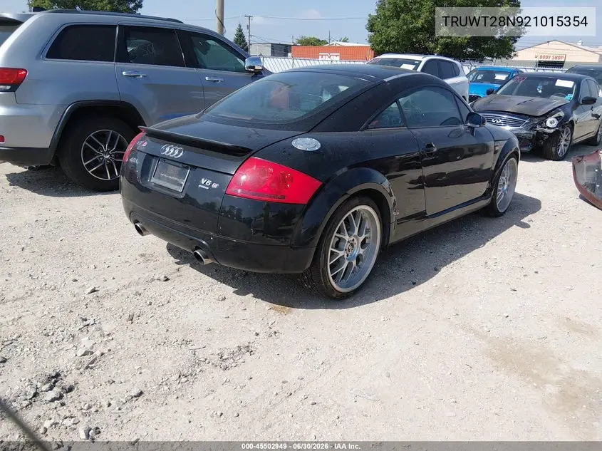 2002 Audi Tt 1.8L/Alms Commemorative Edition VIN: TRUWT28N921015354 Lot: 45502949