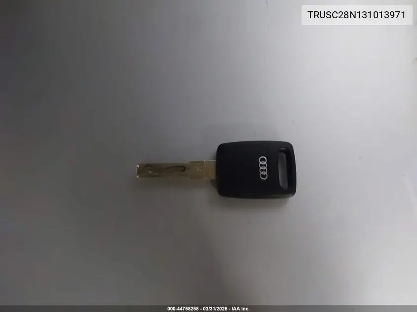 2003 Audi Tt 1.8L VIN: TRUSC28N131013971 Lot: 44758258