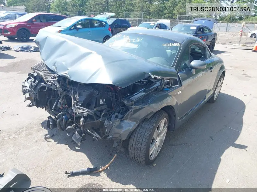 2003 Audi Tt 1.8L VIN: TRUSC28N031004596 Lot: 45334391