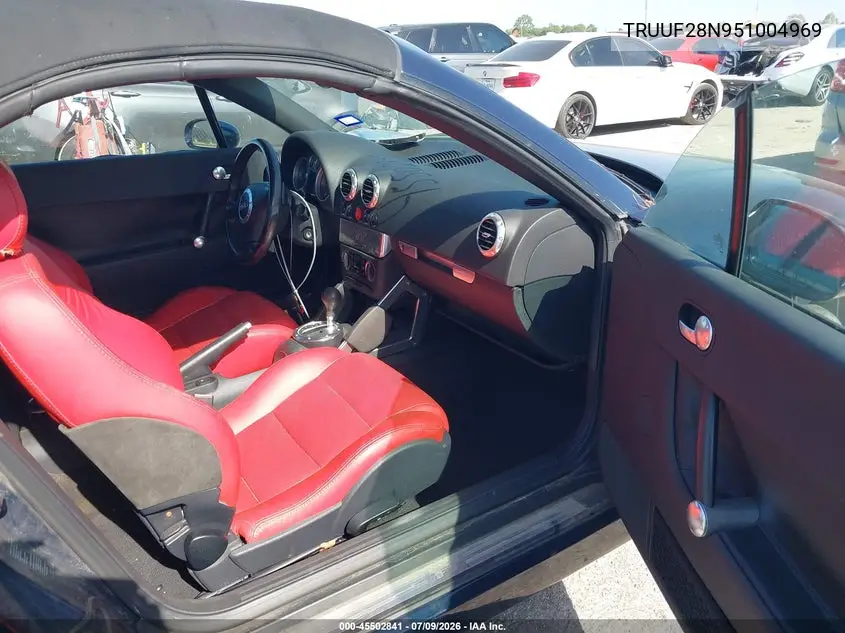 2005 Audi Tt 3.2L VIN: TRUUF28N951004969 Lot: 45502841