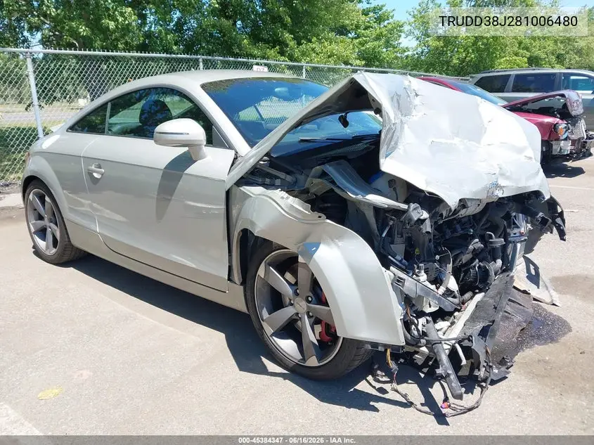 2008 Audi Tt 3.2 VIN: TRUDD38J281006480 Lot: 45384347