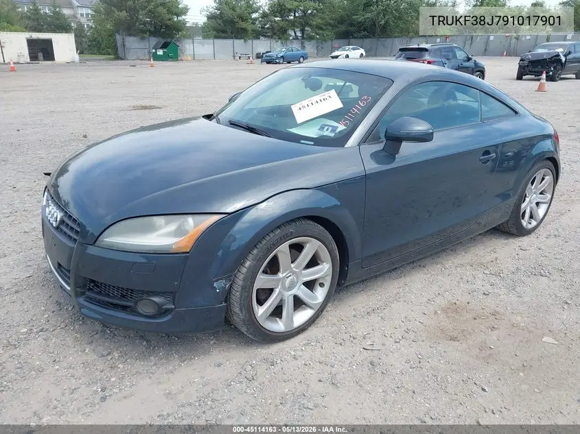 2009 Audi Tt 2.0T VIN: TRUKF38J791017901 Lot: 45114163