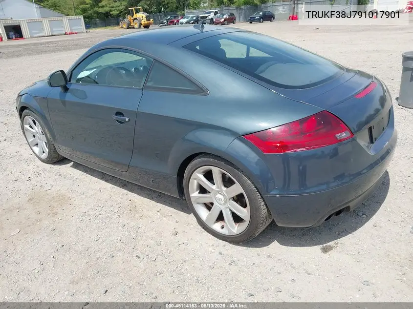 2009 Audi Tt 2.0T VIN: TRUKF38J791017901 Lot: 45114163