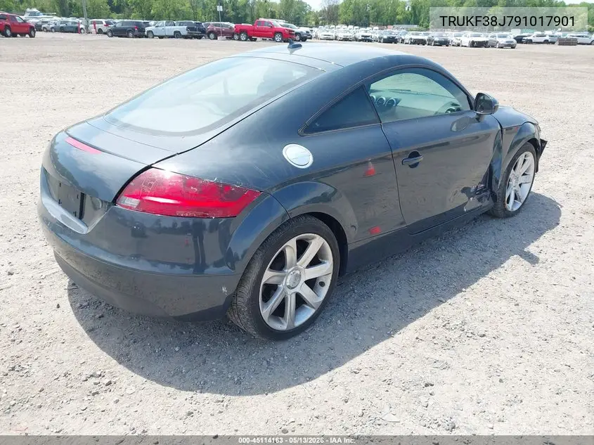2009 Audi Tt 2.0T VIN: TRUKF38J791017901 Lot: 45114163