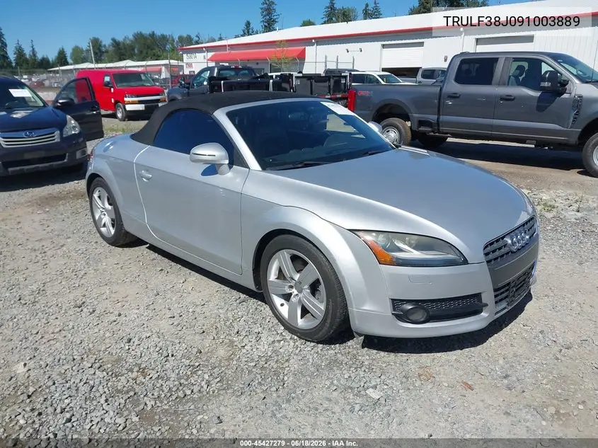 2009 Audi Tt 2.0T VIN: TRULF38J091003889 Lot: 45427279
