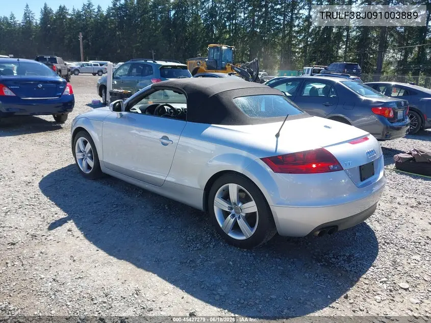 2009 Audi Tt 2.0T VIN: TRULF38J091003889 Lot: 45427279
