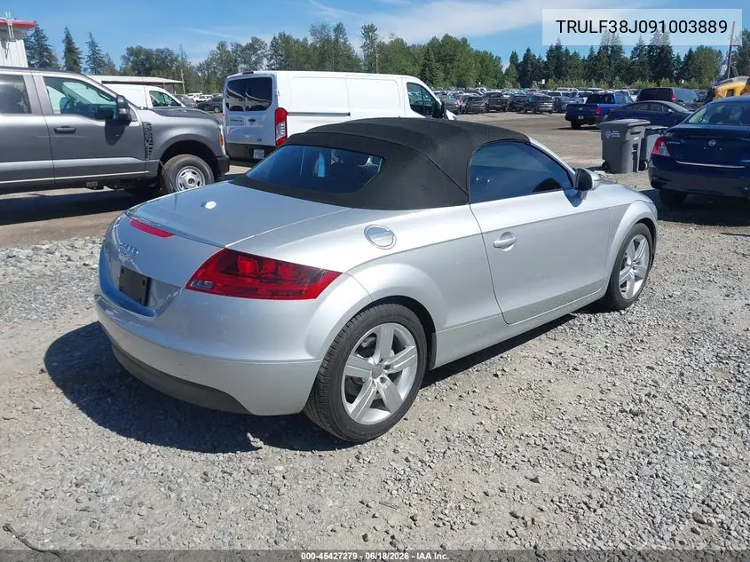 2009 Audi Tt 2.0T VIN: TRULF38J091003889 Lot: 45427279