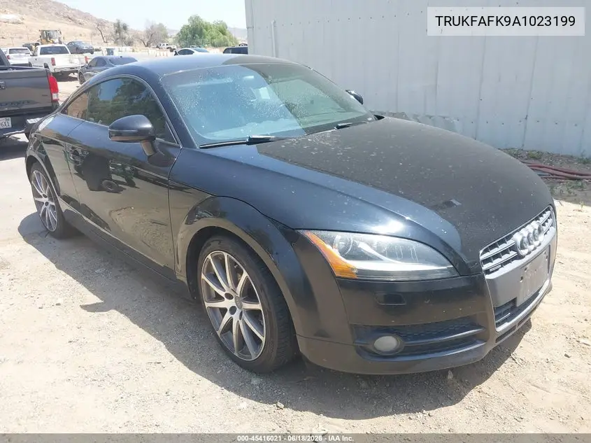 2010 Audi Tt 2.0T Premium VIN: TRUKFAFK9A1023199 Lot: 45416021