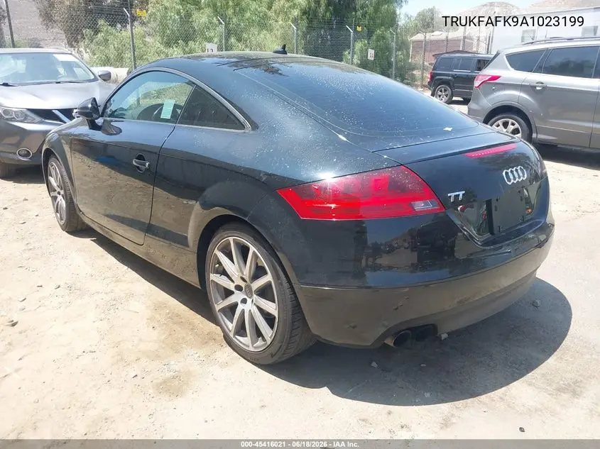 2010 Audi Tt 2.0T Premium VIN: TRUKFAFK9A1023199 Lot: 45416021