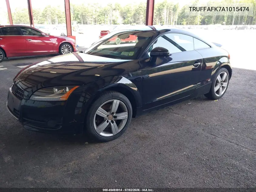2010 Audi Tt 2.0T Premium VIN: TRUFFAFK7A1015474 Lot: 45493914