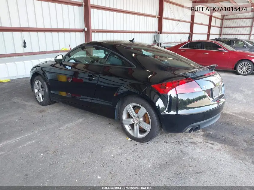 2010 Audi Tt 2.0T Premium VIN: TRUFFAFK7A1015474 Lot: 45493914