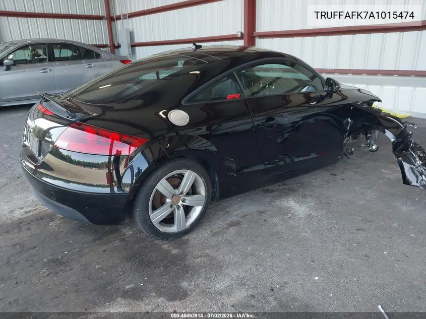2010 Audi Tt 2.0T Premium VIN: TRUFFAFK7A1015474 Lot: 45493914