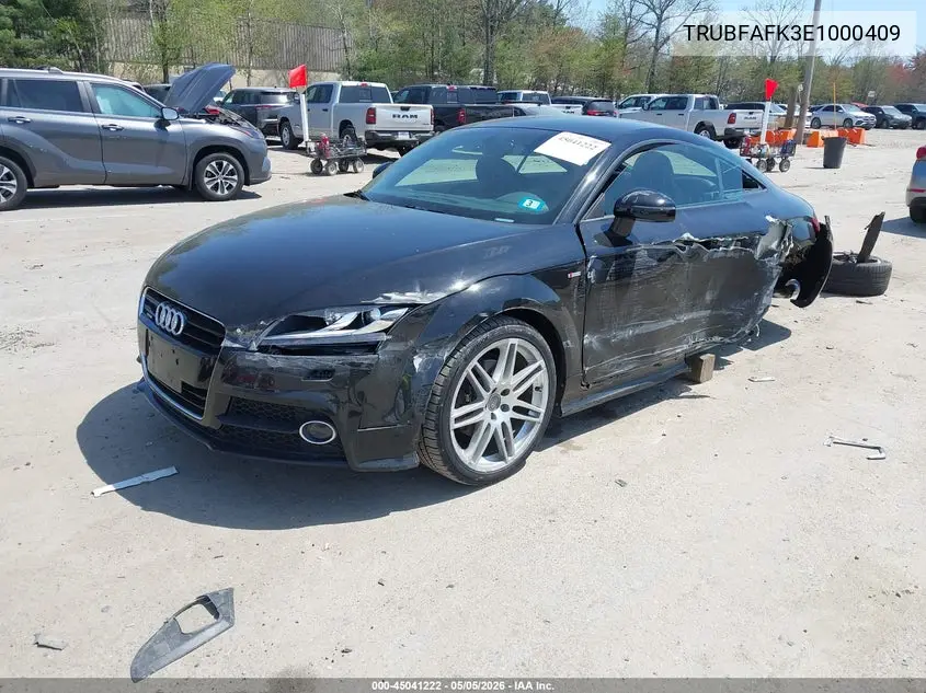 2014 Audi Tt 2.0T VIN: TRUBFAFK3E1000409 Lot: 45041222
