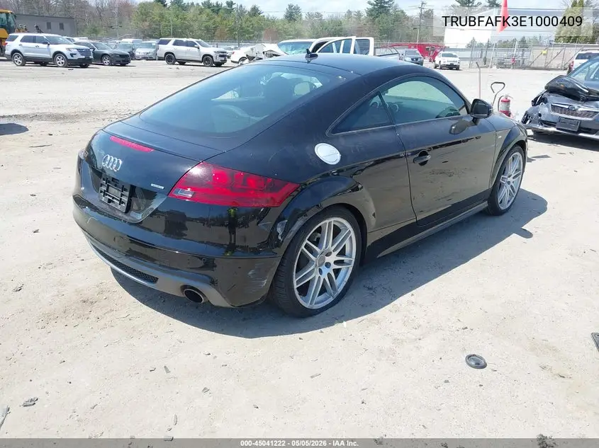 2014 Audi Tt 2.0T VIN: TRUBFAFK3E1000409 Lot: 45041222