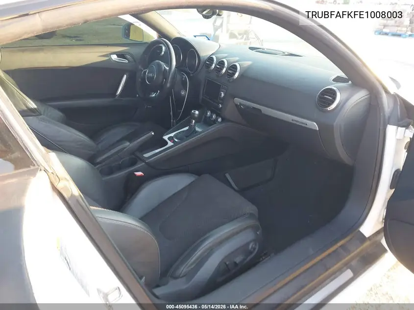 2014 Audi Tt Premium Plus VIN: TRUBFAFK4E1008003 Lot: 45095436