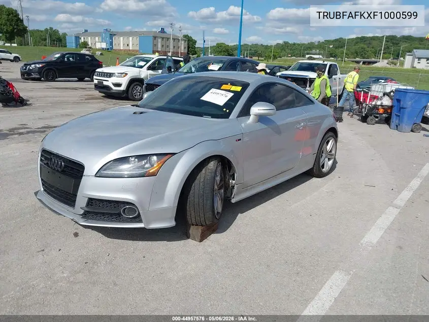 2015 Audi Tt 2.0T VIN: TRUBFAFKXF1000599 Lot: 44957576