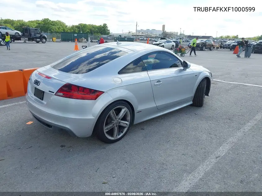 2015 Audi Tt 2.0T VIN: TRUBFAFKXF1000599 Lot: 44957576