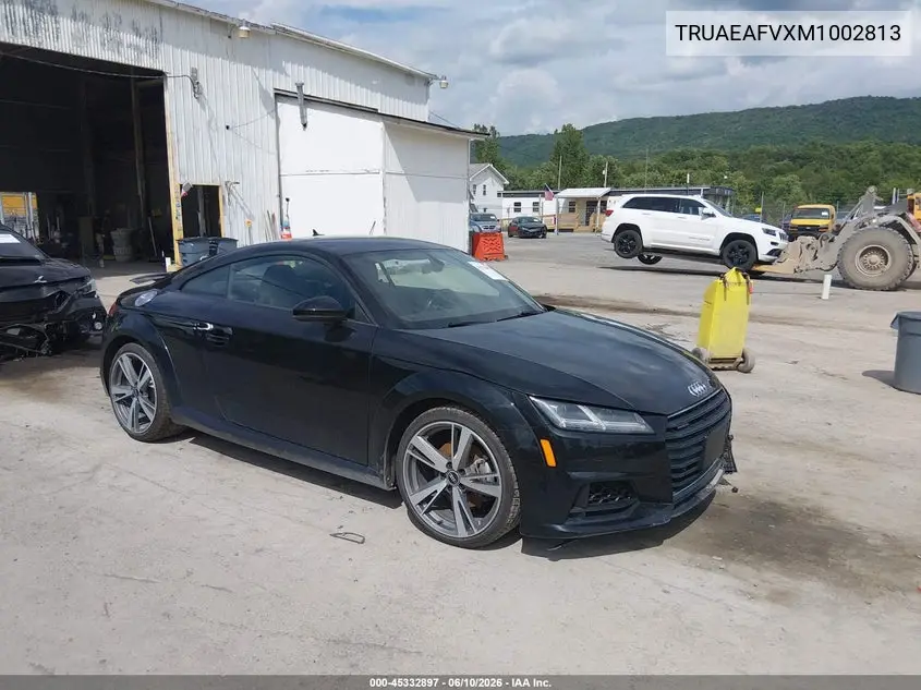 2021 Audi Tt VIN: TRUAEAFVXM1002813 Lot: 45332897