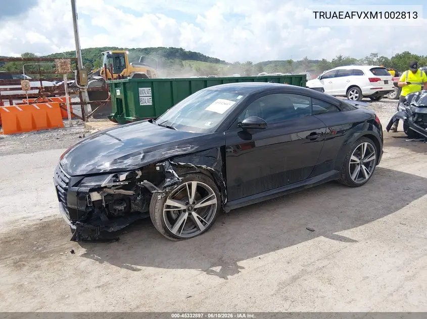 2021 Audi Tt VIN: TRUAEAFVXM1002813 Lot: 45332897