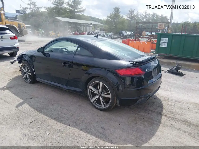 2021 Audi Tt VIN: TRUAEAFVXM1002813 Lot: 45332897