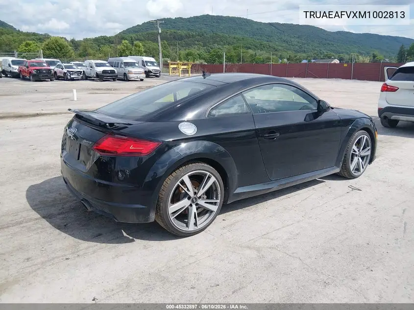 2021 Audi Tt VIN: TRUAEAFVXM1002813 Lot: 45332897