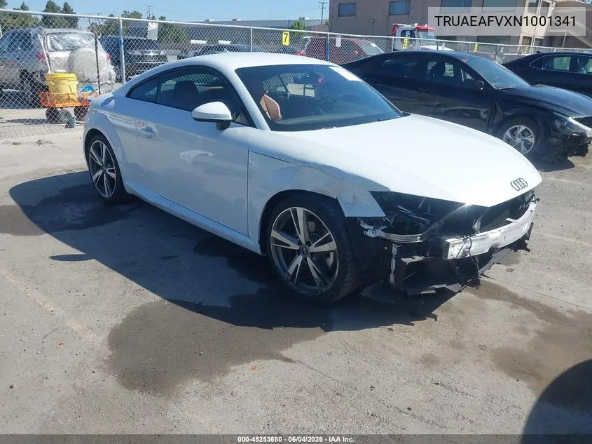 2022 Audi Tt 45 Tfsi Quattro S Tronic VIN: TRUAEAFVXN1001341 Lot: 45253680