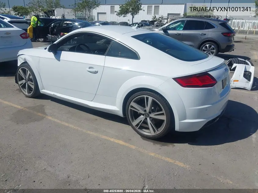 2022 Audi Tt 45 Tfsi Quattro S Tronic VIN: TRUAEAFVXN1001341 Lot: 45253680
