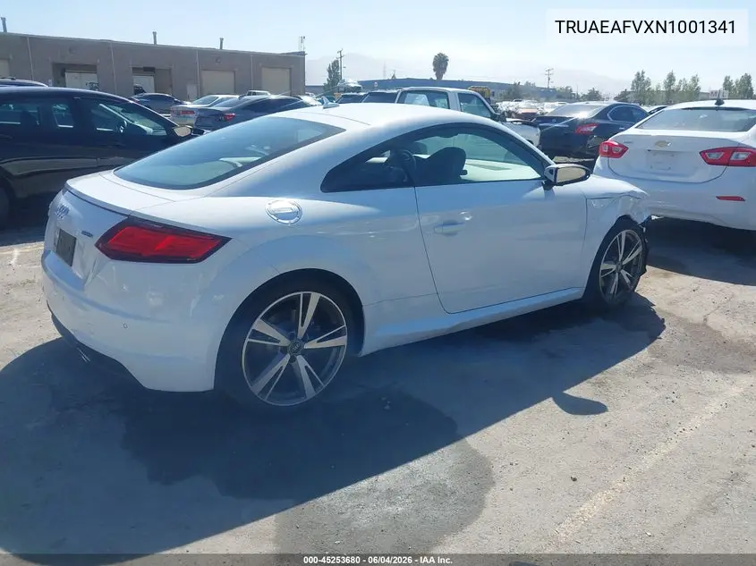 2022 Audi Tt 45 Tfsi Quattro S Tronic VIN: TRUAEAFVXN1001341 Lot: 45253680
