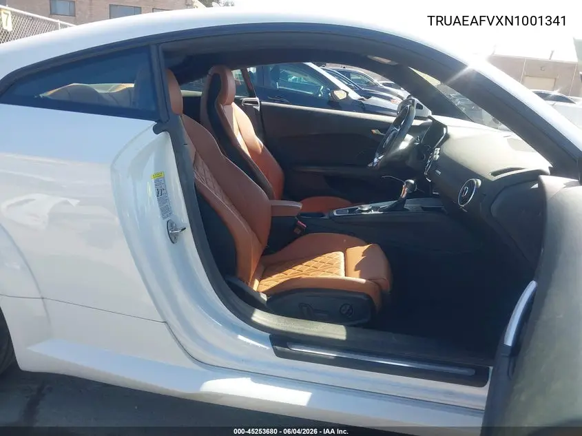 2022 Audi Tt 45 Tfsi Quattro S Tronic VIN: TRUAEAFVXN1001341 Lot: 45253680