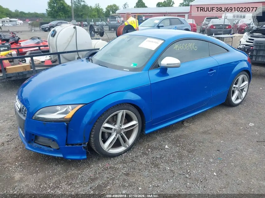 2009 Audi Tts 2.0T VIN: TRUUF38J691022077 Lot: 45606916