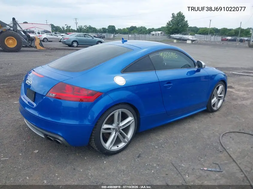 2009 Audi Tts 2.0T VIN: TRUUF38J691022077 Lot: 45606916